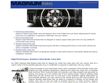Tablet Screenshot of magnumbrakes.com